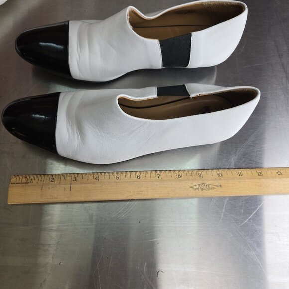 Fluevog Petit Talons GLADICE Slip-On Leather Kitten Heel - size W10.5 - Picture 8 of 10